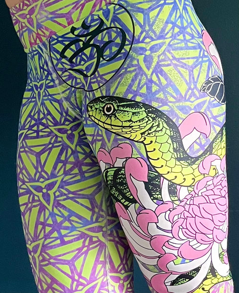 Sacred Garden Leggings - Nebula Fade