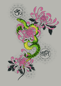 Om Shanti - Serpent & Chrysanthemum