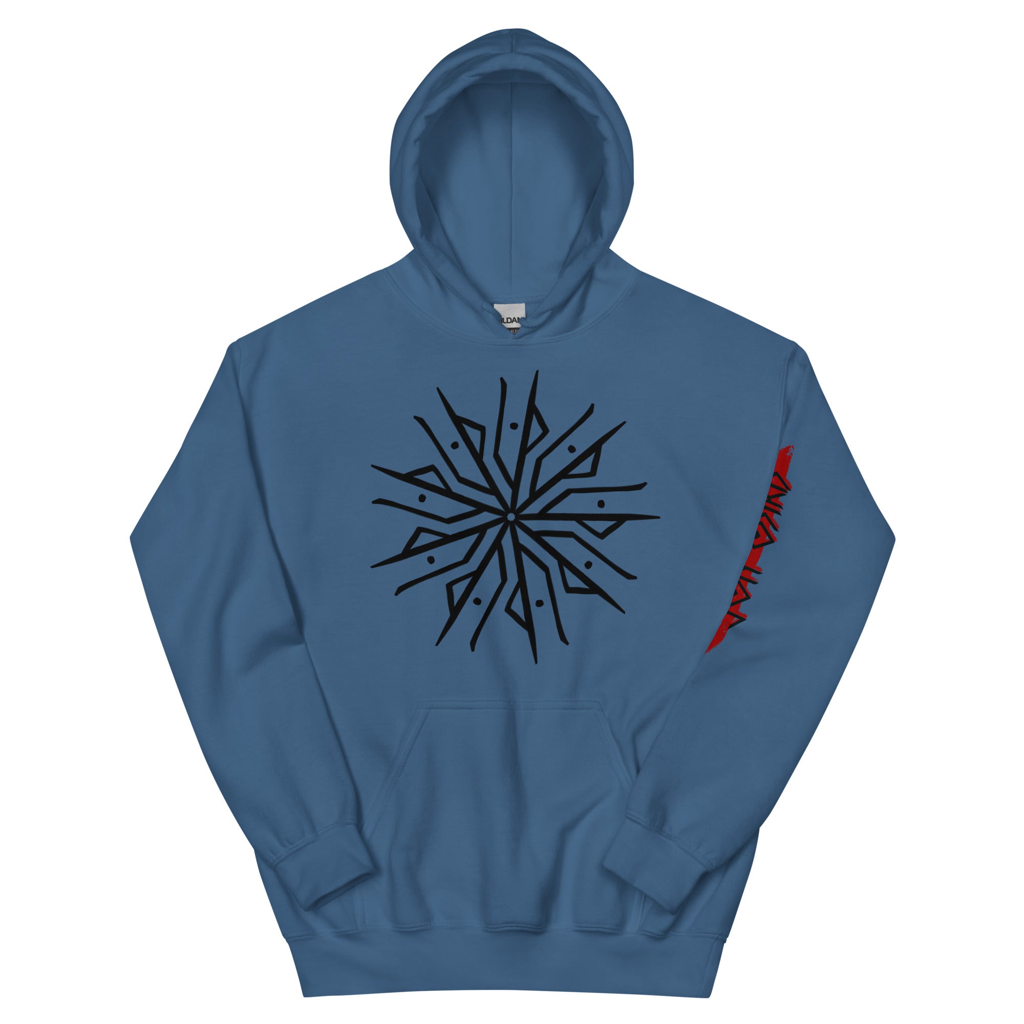 パーカー rurumu: bind rune layered hoodie Vikingr / Wrym / Bindrune Pull Over Hoodie – The Sacred Serpent