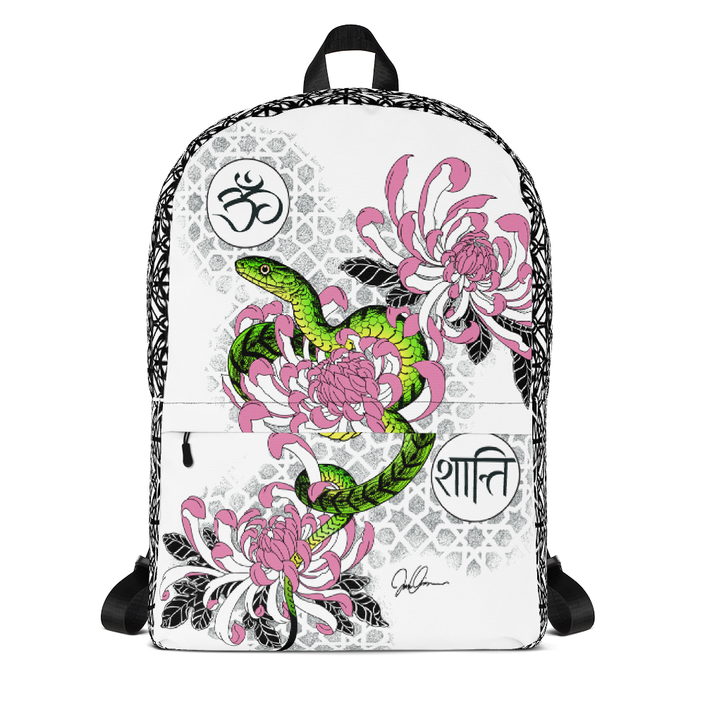 Om Shanti - Serpent / Spider Mum Backpack